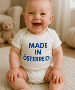 Lustiger Baby Body Made in Österreich
