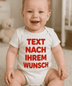 Lustiger Baby Body mit Wunschtext