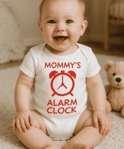 Lustiger Baby Body Mommys Alarm Clock