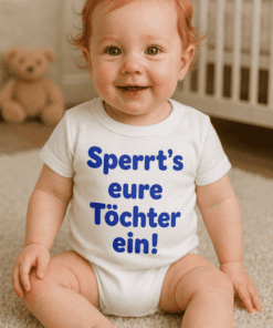 Lustiger Baby Body Sperrt eure Töchter ein