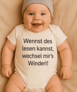 Lustiger Baby Body Wennst des lesen kannst