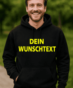 Lustiger Hoodie mit eigenem Wunschtext
