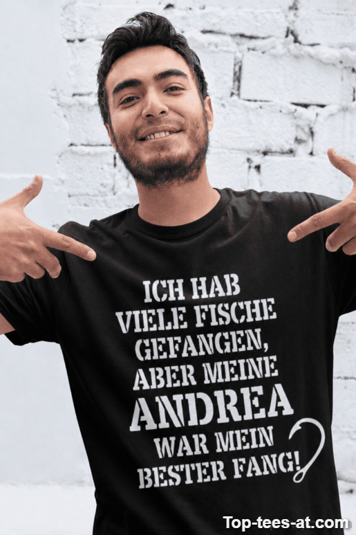Lustiges Angler T-Shirt bester Fang mit eigenem Namen