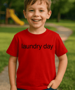 Lustiges Kinder T-Shirt laundry day