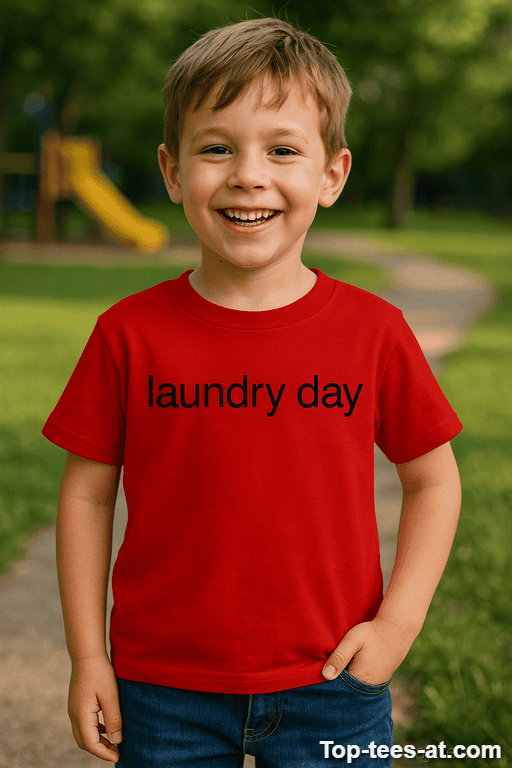 Lustiges Kinder T-Shirt laundry day