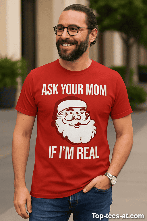 Lustiges T-Shirt Ask Your Mom