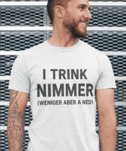 Lustiges T-Shirt Bier I trink nimmer