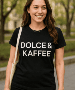 Lustiges T-Shirt Dolce und Kaffee