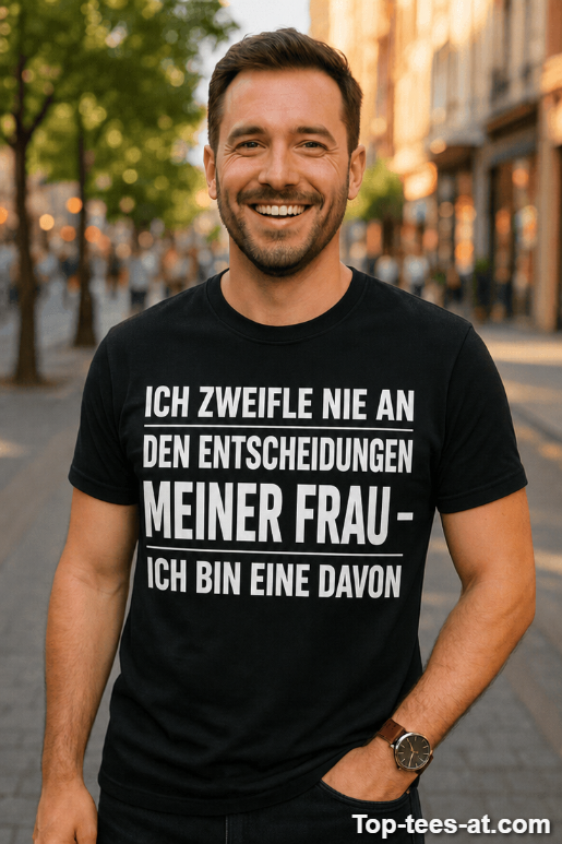 Lustiges T-Shirt Entscheidungen meiner Frau