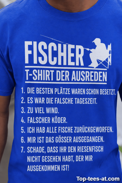 Lustiges T-Shirt Fischer mit Ausreden