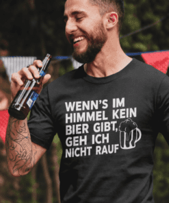 Lustiges T-Shirt kein Himmel ohne Bier