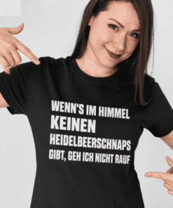 Lustiges T-Shirt Himmel ohne Heidelbeeren