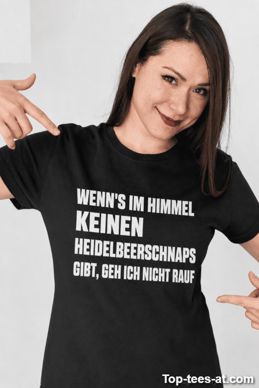 Lustiges T-Shirt Himmel ohne Heidelbeeren