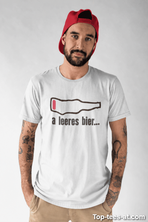 Lustiges T-Shirt Leeres Bier