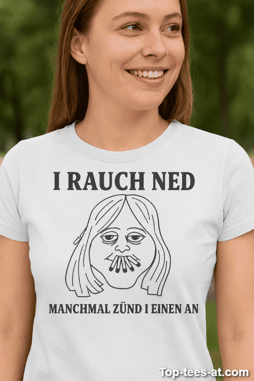 Lustiges T-Shirt Manchmal zünde ich einen an