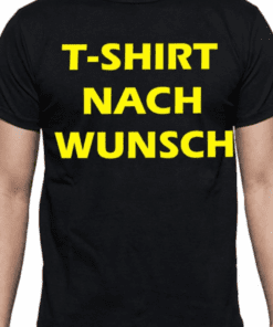 Lustiges T-Shirt mit eigenem Text