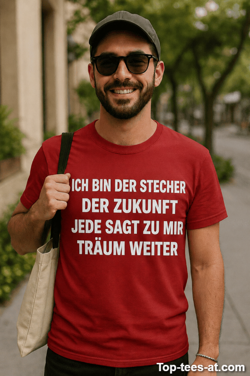 Lustiges T-Shirt Stecher der Zukunft