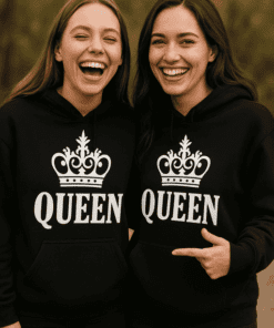 Pärchen Hoodie Set Queen Queen