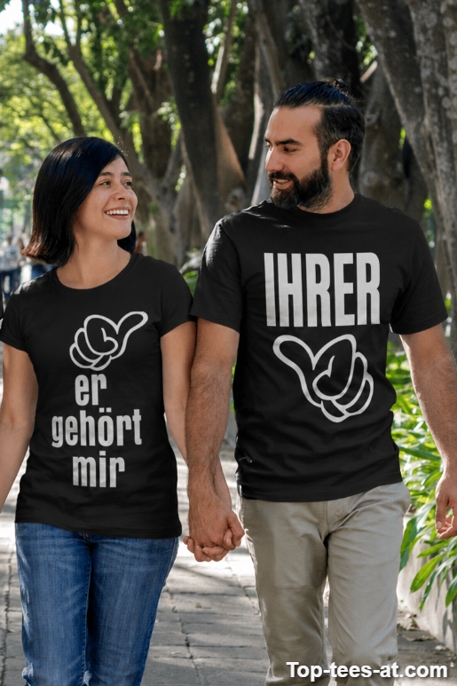 Pärchen T-Shirt Er gehört mir Ihrer