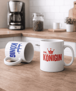 Pärchen Tasse König und seine Königin