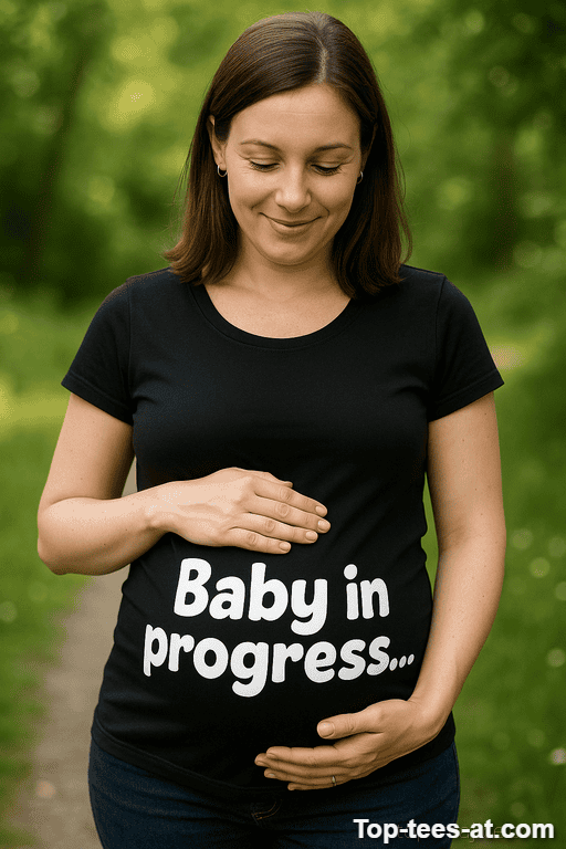Schwangerschafts T-Shirt Baby in Progress