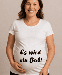 Schwangerschafts T-Shirt Es wird ein Bub