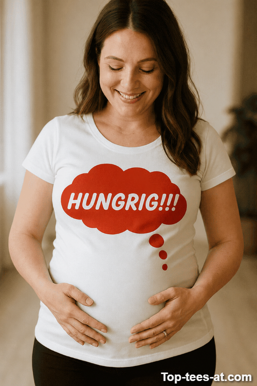 Schwangerschafts T-Shirt Hungrig