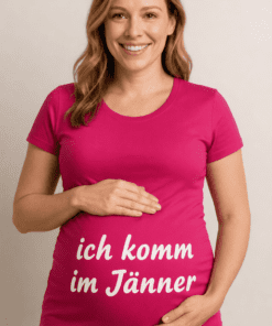 Schwangerschafts T-Shirt Ich komm im Jänner