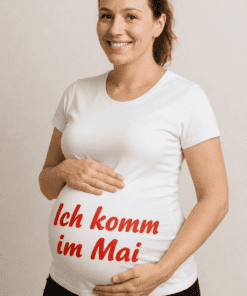 Schwangerschafts T-Shirt Ich komm im Mai