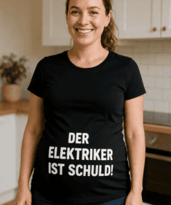 Schwangerschafts T-Shirt mit eigenem Beruf ist schuld