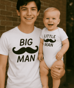 T-Shirt und Body Set Big Man Little Man