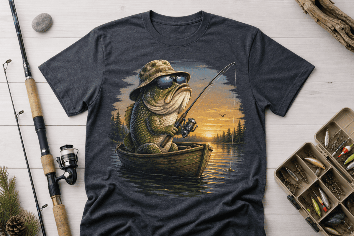 Lustige T-Shirts für Angler: Geschenkideen